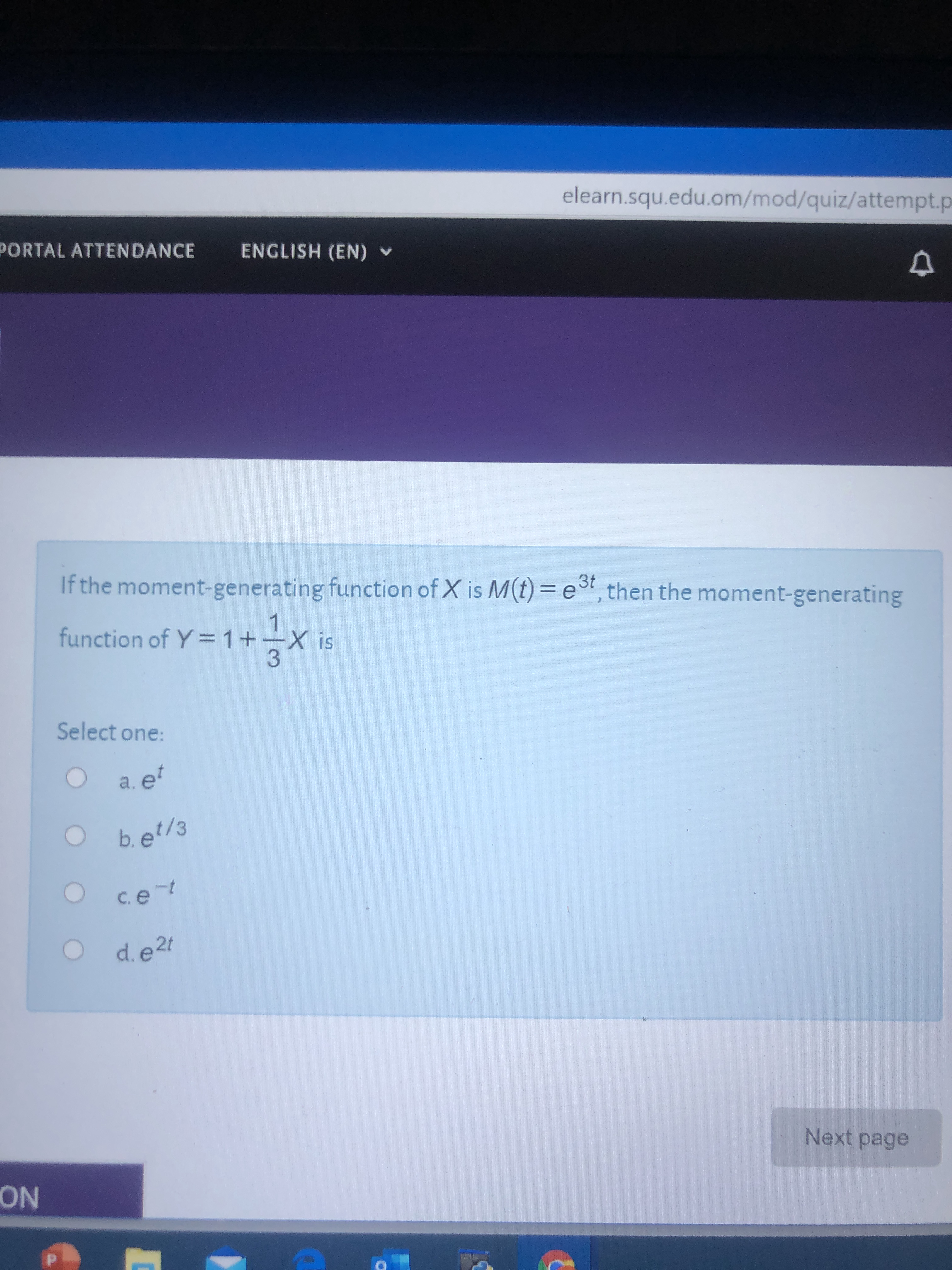 Answered If The Moment Generating Function Of X Bartleby