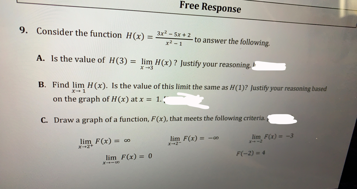 Answered 9 Consider The Function H X 3x2 Bartleby