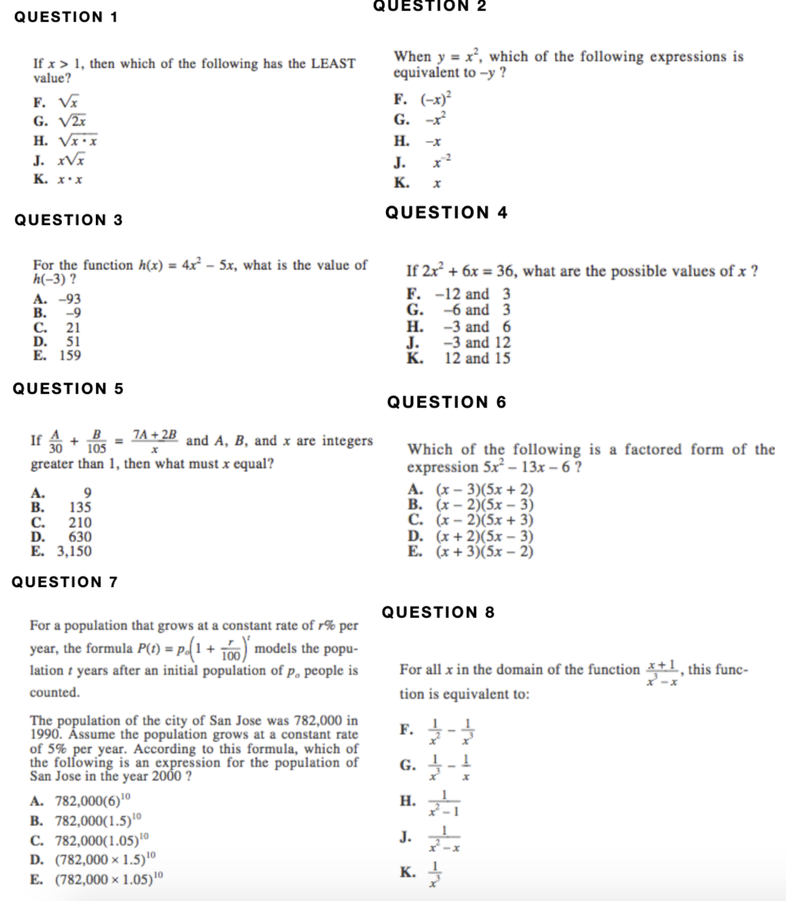 Answered Question 1 If X 1 Then Which Of The Bartleby