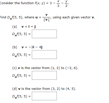 Answered Consider The Function F X Y 3 2 V Bartleby