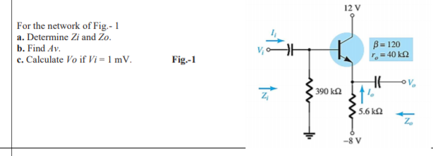 Answered 12 V For The Network Of Fig 1 A Bartleby