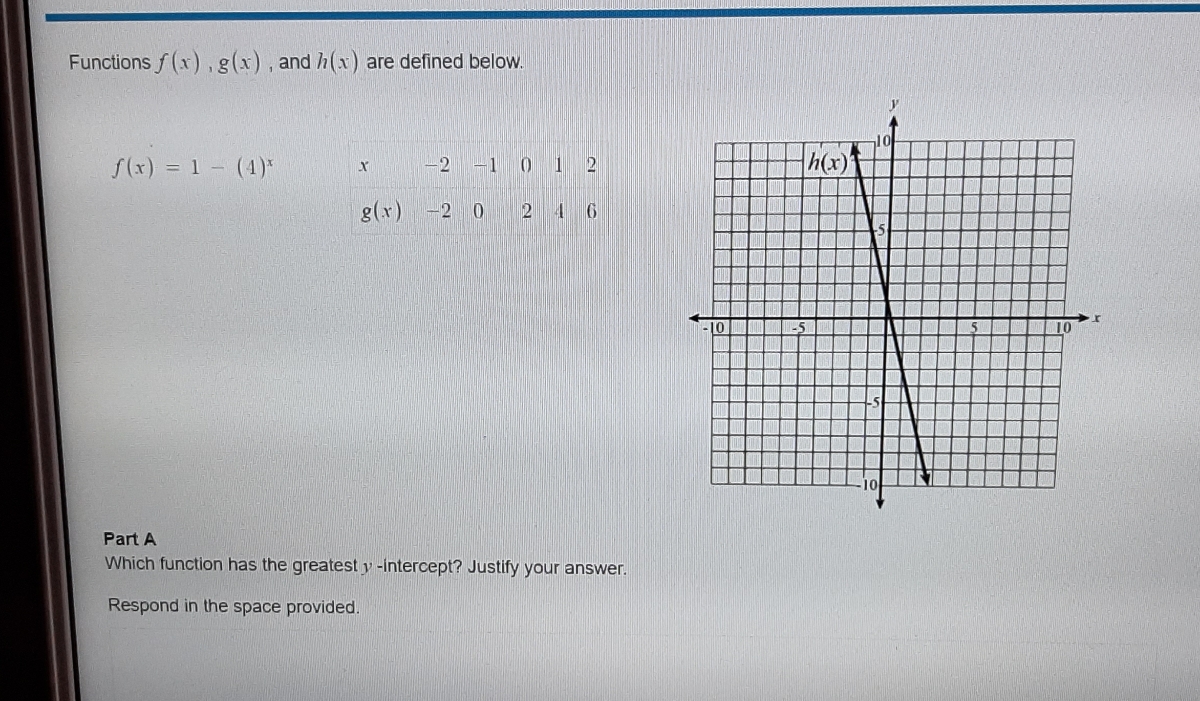 Answered Functions F X Gx And Hx Are Bartleby 6699