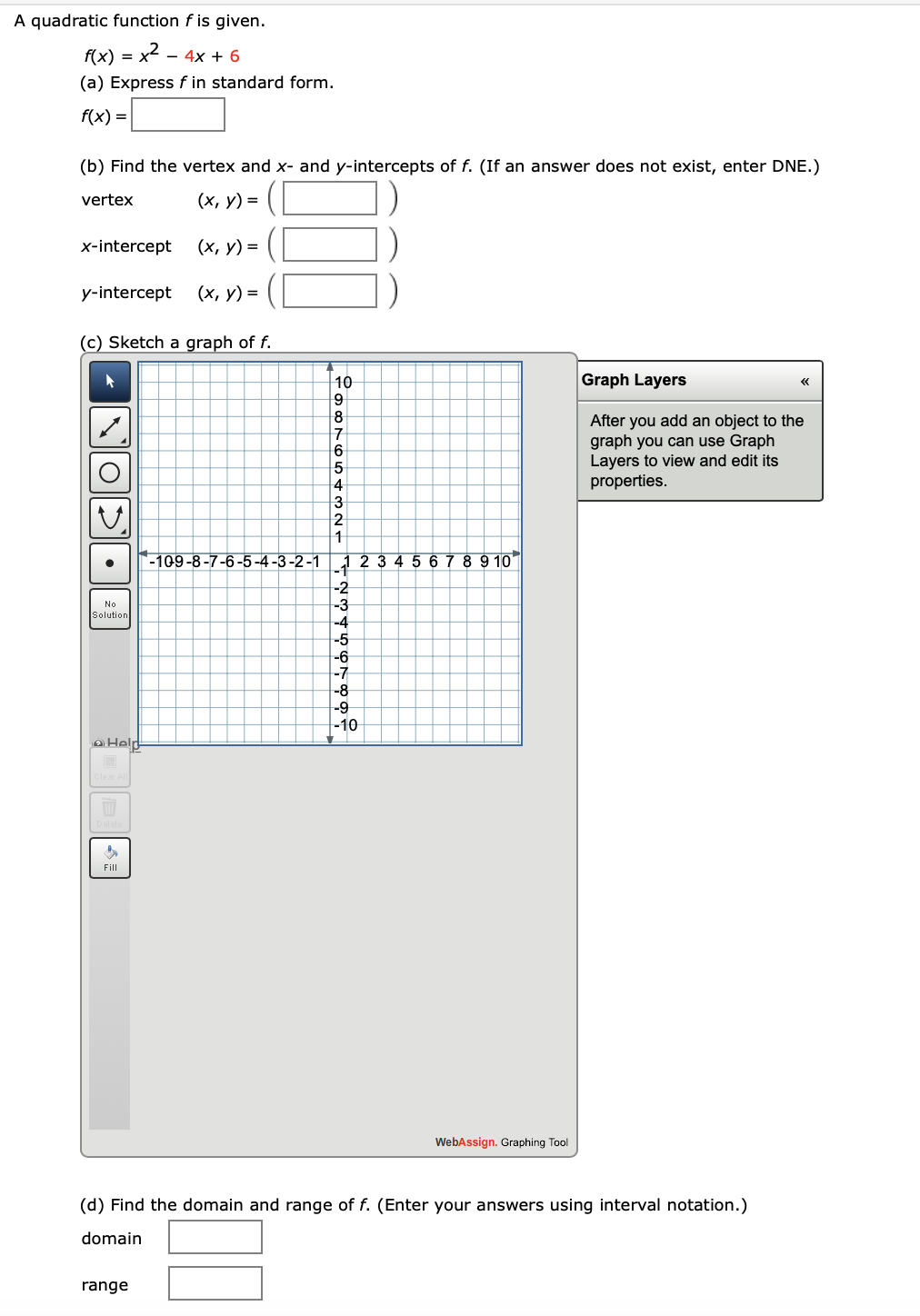 Answered A Quadratic Function F Is Given F X Bartleby