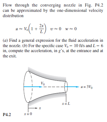 Answered: Flow through the converging nozzle in… | bartleby