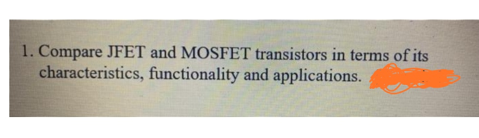 Jeet and mosfet are related