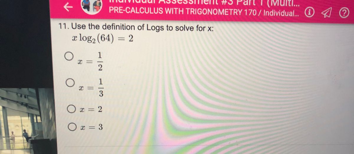 Answered Pre Calculus With Trigonometry 170 11 Bartleby