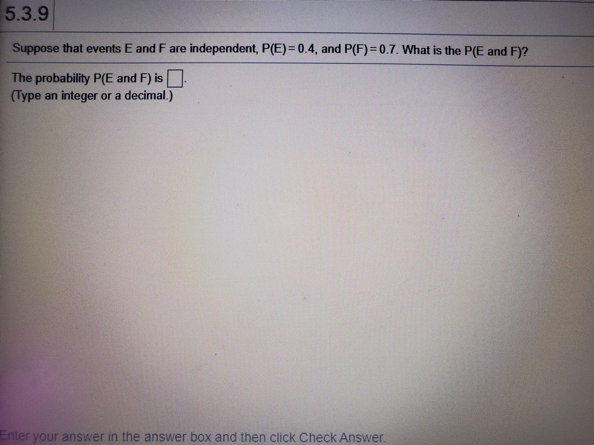 Answered Suppose That Events E And F Are Bartleby