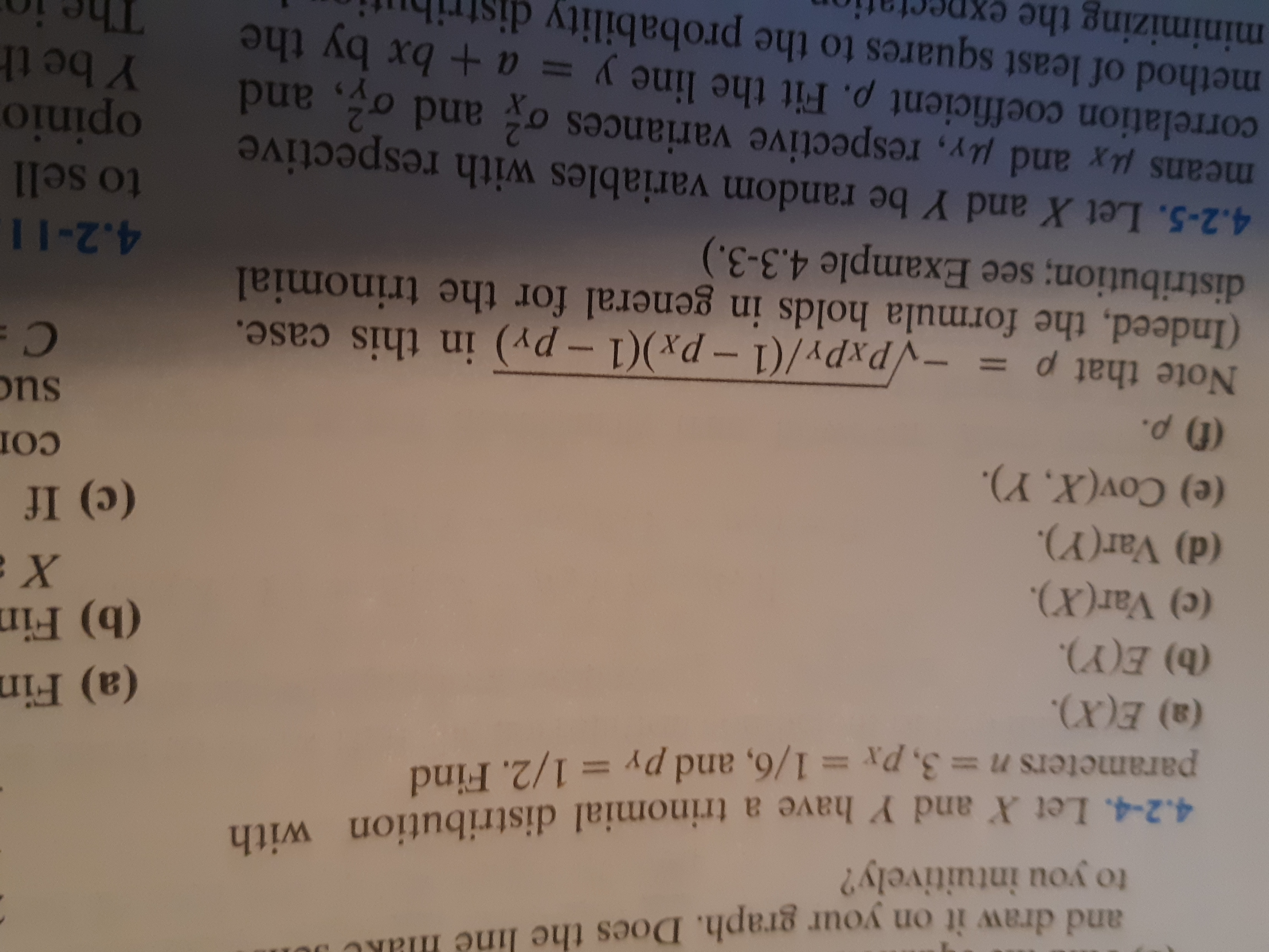 Answered 4 2 4 Let X And Y Have A Trinomial Bartleby