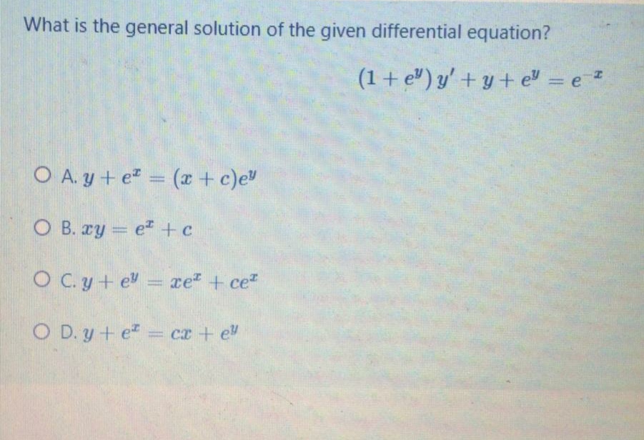 Answered What Is The General Solution Of The Bartleby