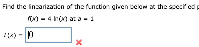 Answered: Find the linearization of the function… | bartleby