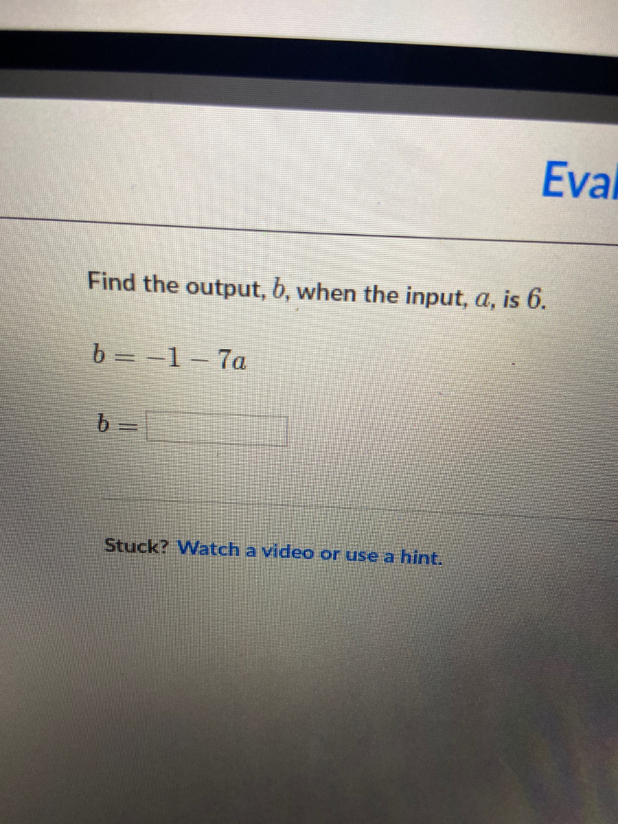 Answered: Find The Output, B, When The Input, A,… | Bartleby