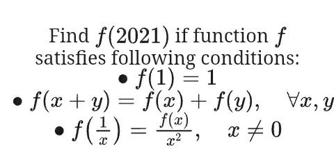 Answered Find F 21 If Function F Satisfies Bartleby