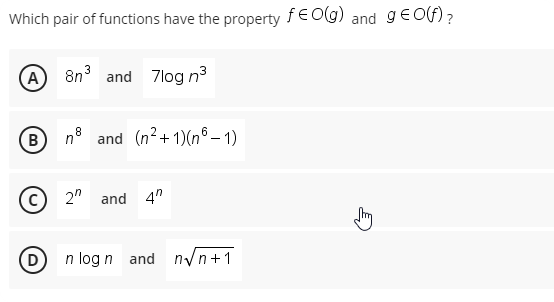 Answered Which Pair Of Functions Have The Bartleby