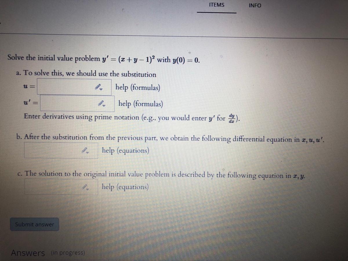 Answered Solve The Initial Value Problem Y Bartleby