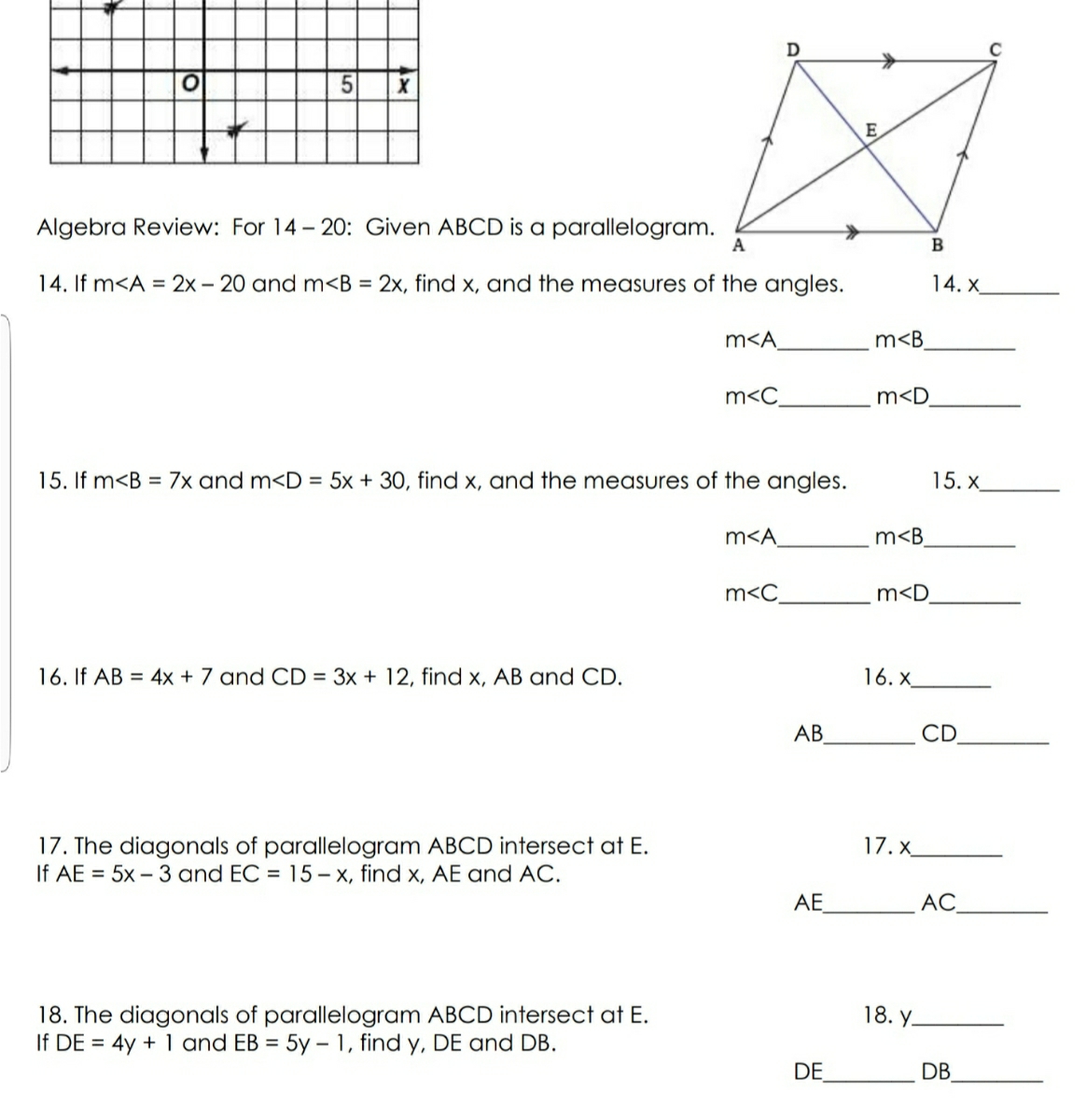 Answered 16 If Ab 4x 7 And Cd 3x 12 Bartleby