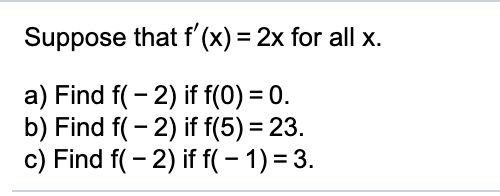 Answered Suppose That F X 2x For All X A … Bartleby