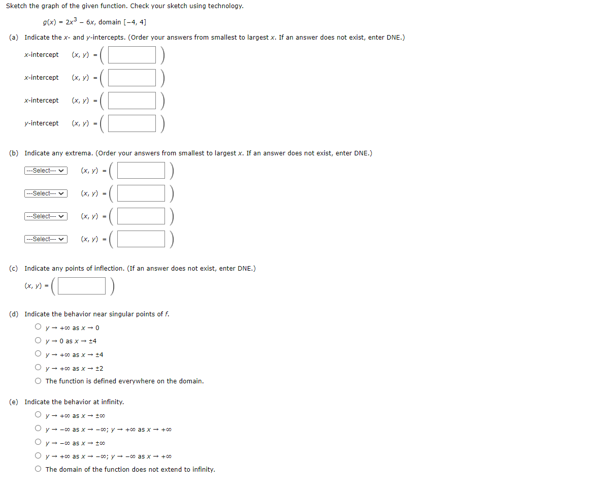 Answered Sketch The Graph Of The Given Function Bartleby