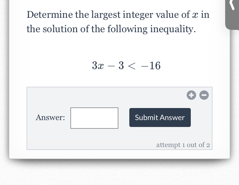 Answered Determine The largest Integer Value Of Bartleby