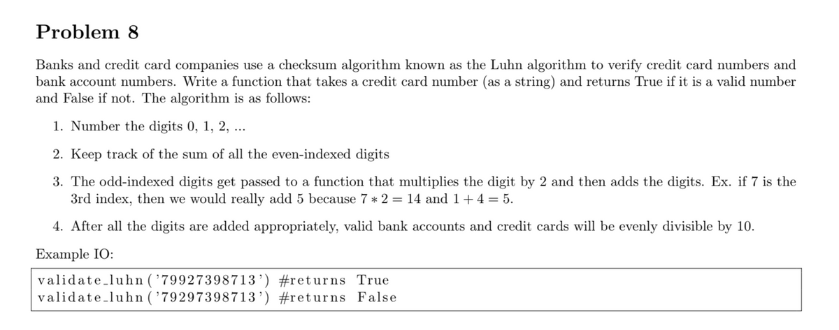 Answered Problem 8 Banks And Credit Card Bartleby