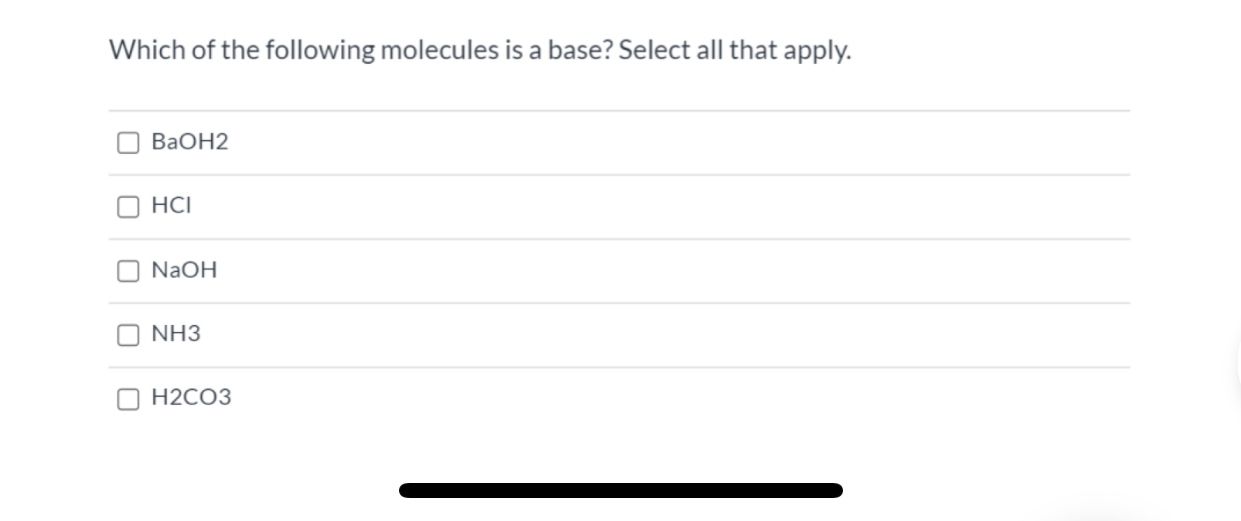 Answered Which of the following molecules is a… bartleby