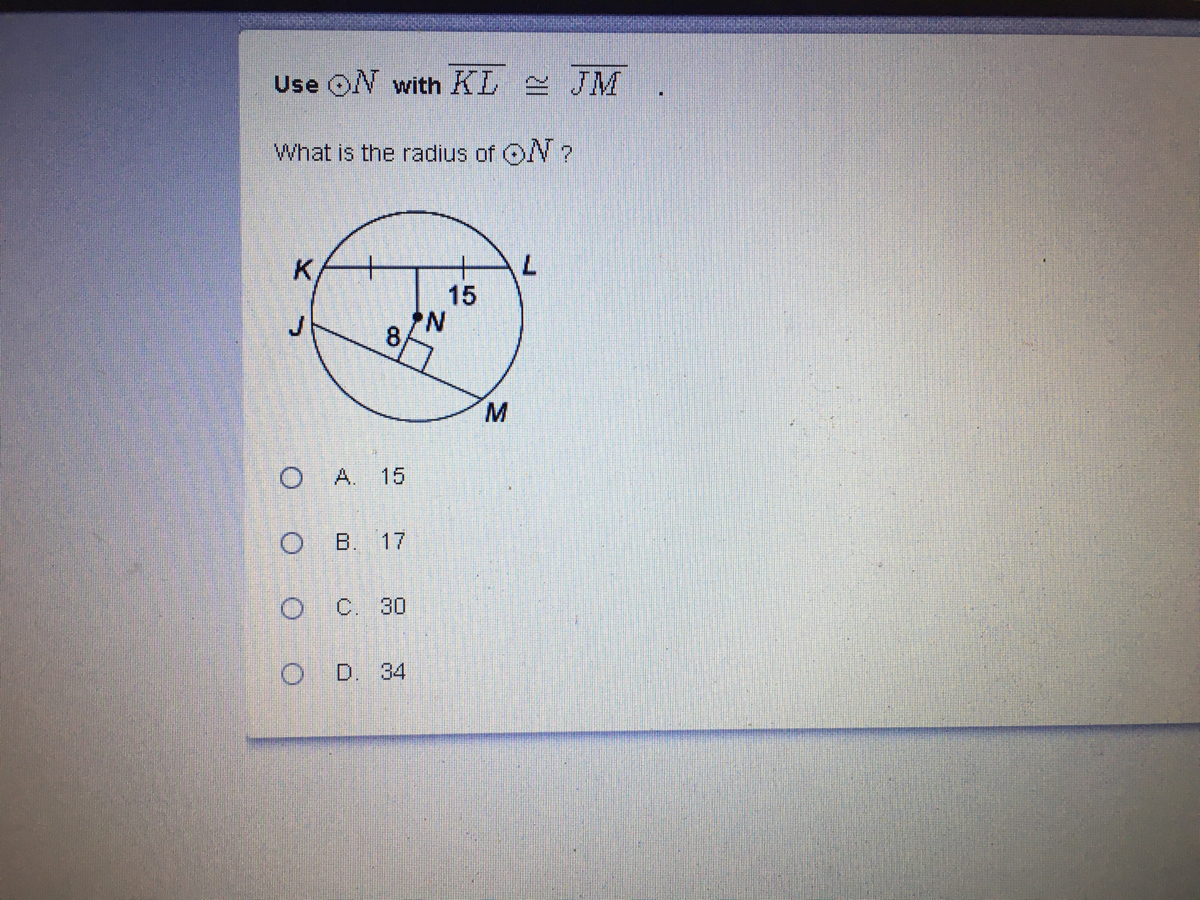 Answered Use On With Kl Jm What Is The Radius Of Bartleby