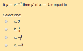 Answered If Y X 2 Then Y At Ae 1 Is Equal Bartleby