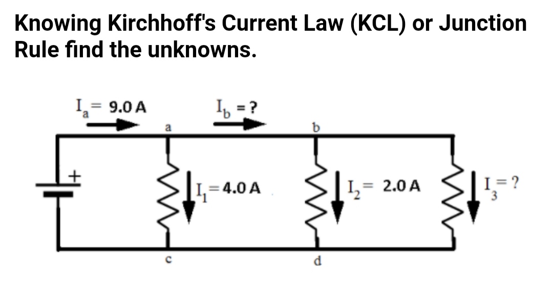 Answered: Knowing Kirchhoff's Current Law (KCL)… | Bartleby