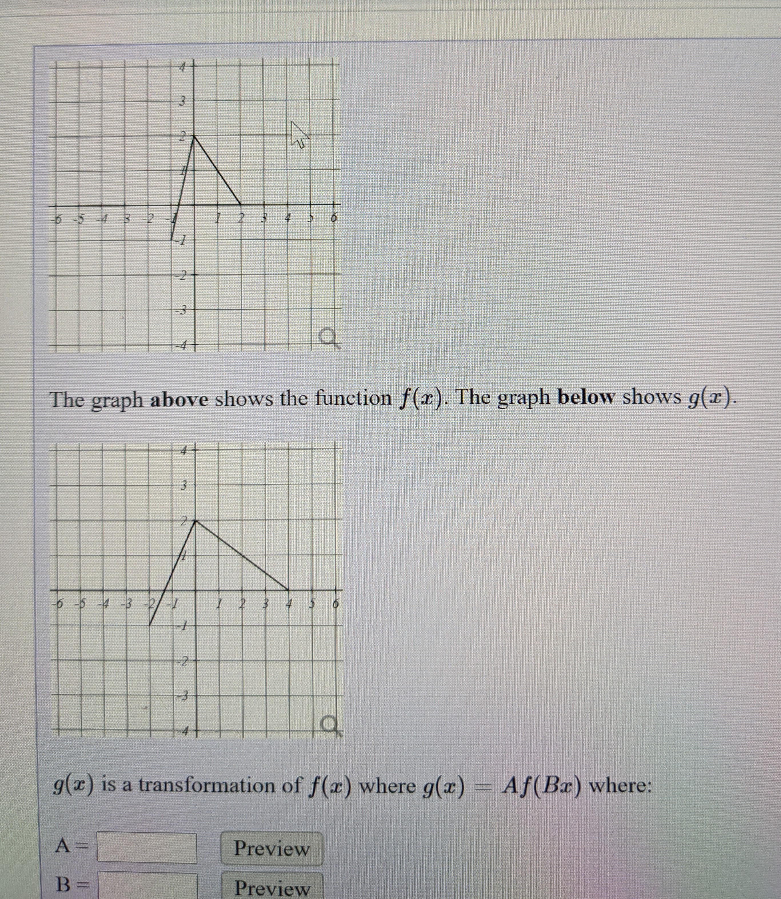 Answered The Graph Above Shows The Function Bartleby