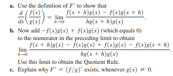 Answered A Use The Definition Of F To Show Bartleby