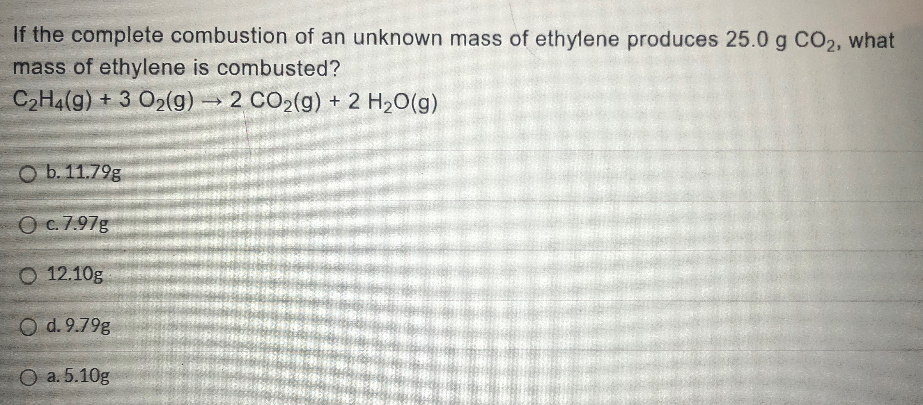 Answered If The Complete Combustion Of An Bartleby