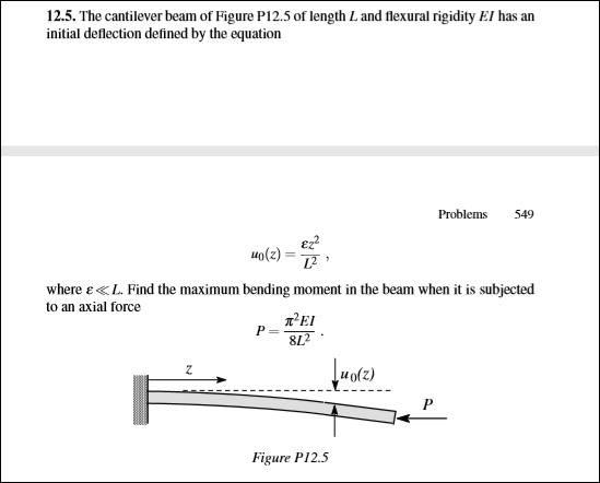 Answered 125 The Cantilever Beam Of Figure Bartleby 