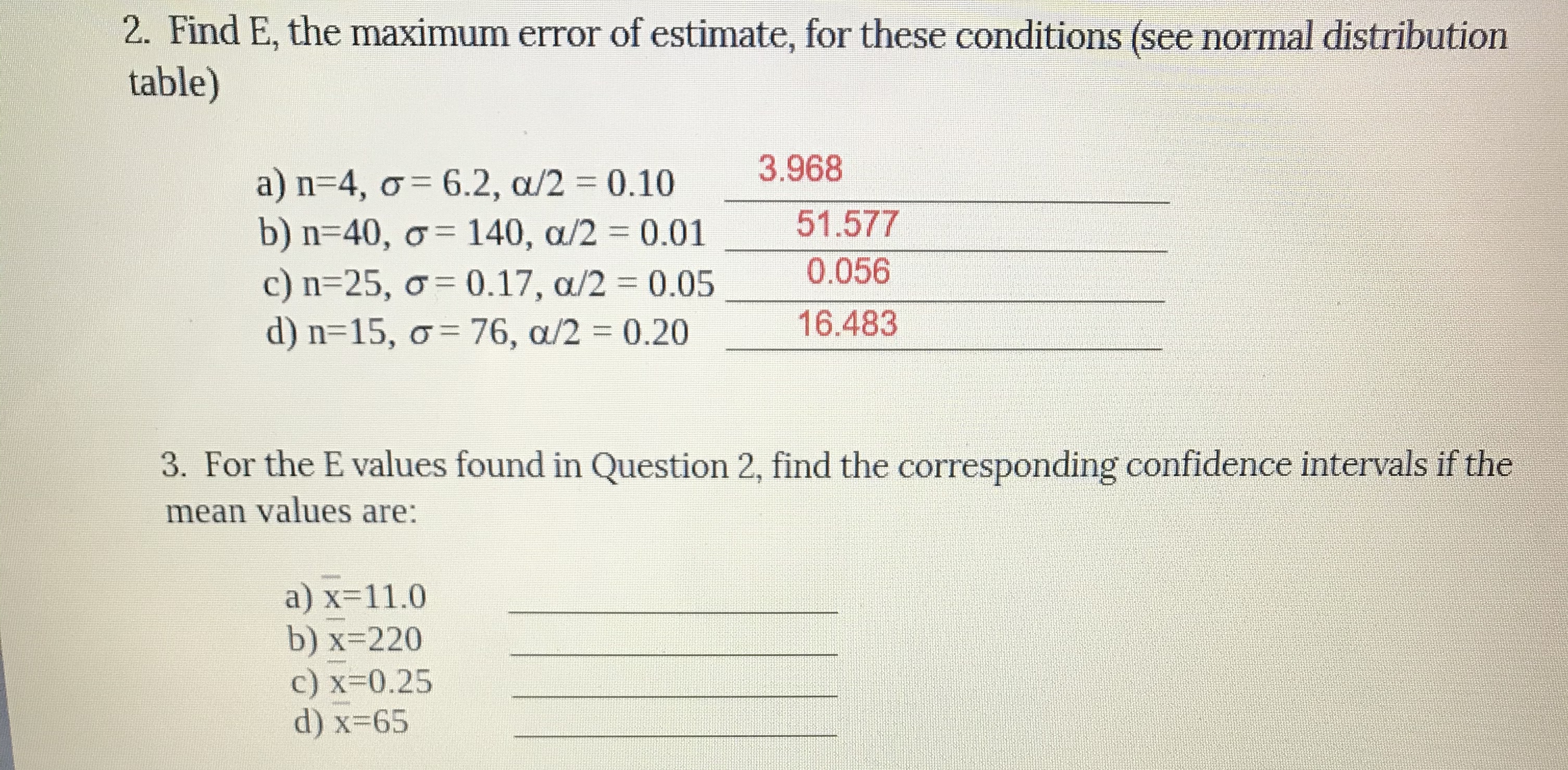 Answered 2 Find E The Maximum Error Of Bartleby