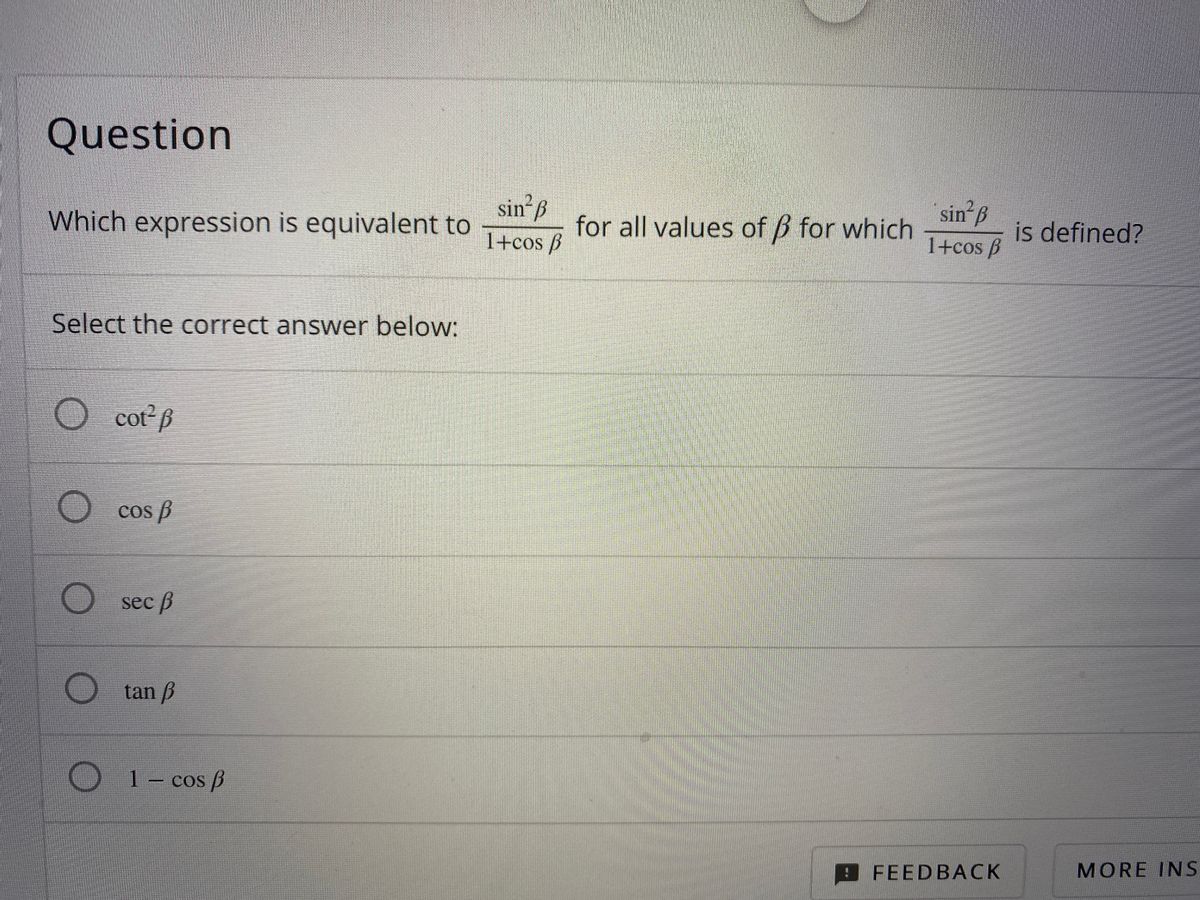 Answered Question Sin Ss Which Expression Is Bartleby