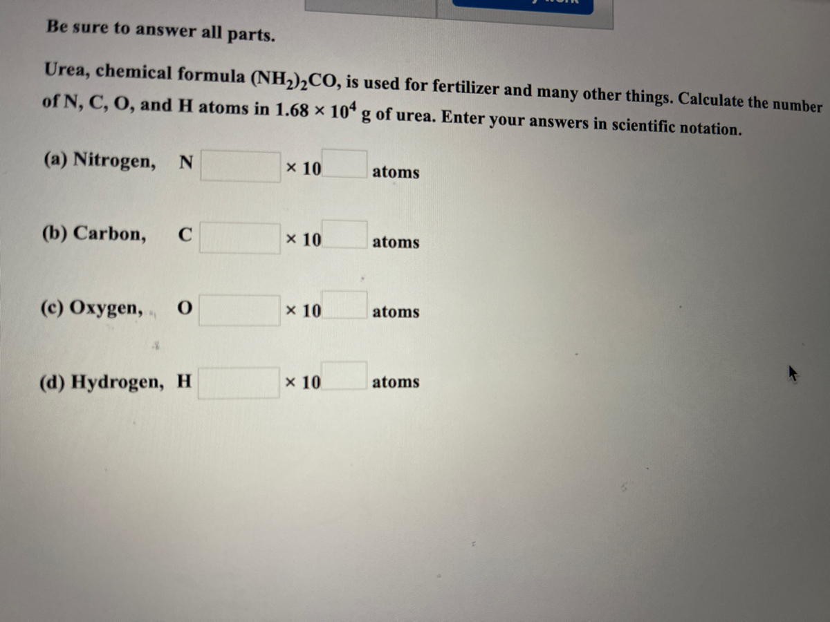 Answered Urea Chemical Formula Nh Co Is Bartleby