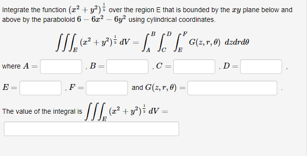 Answered Integrate The Function X Y Over Bartleby