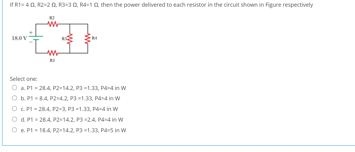 Answered If R1 4 Q R2 2 N R3 3 N R4 1 O Bartleby