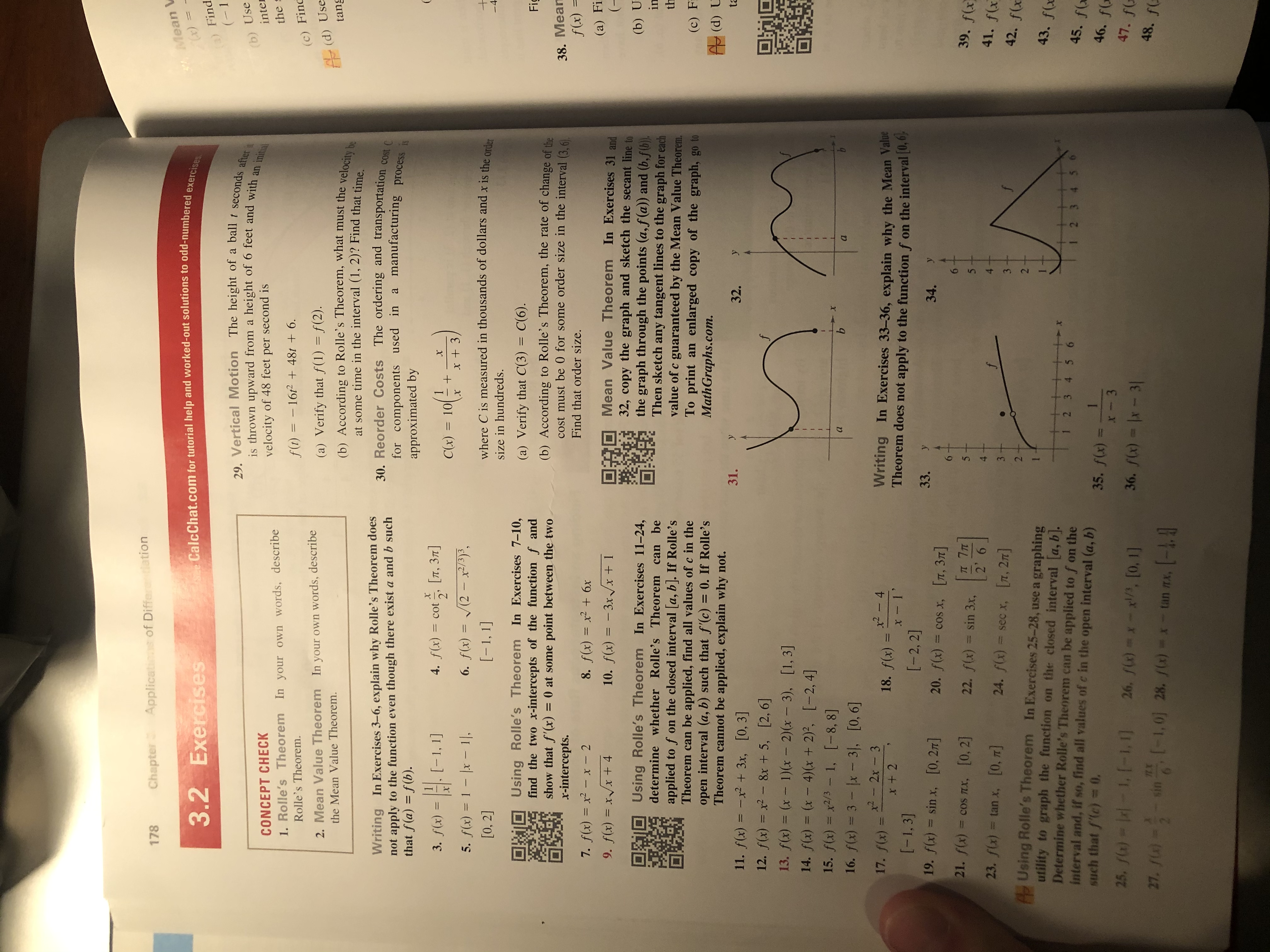 Answered Applicatinns Of Differntiation Chapter Bartleby