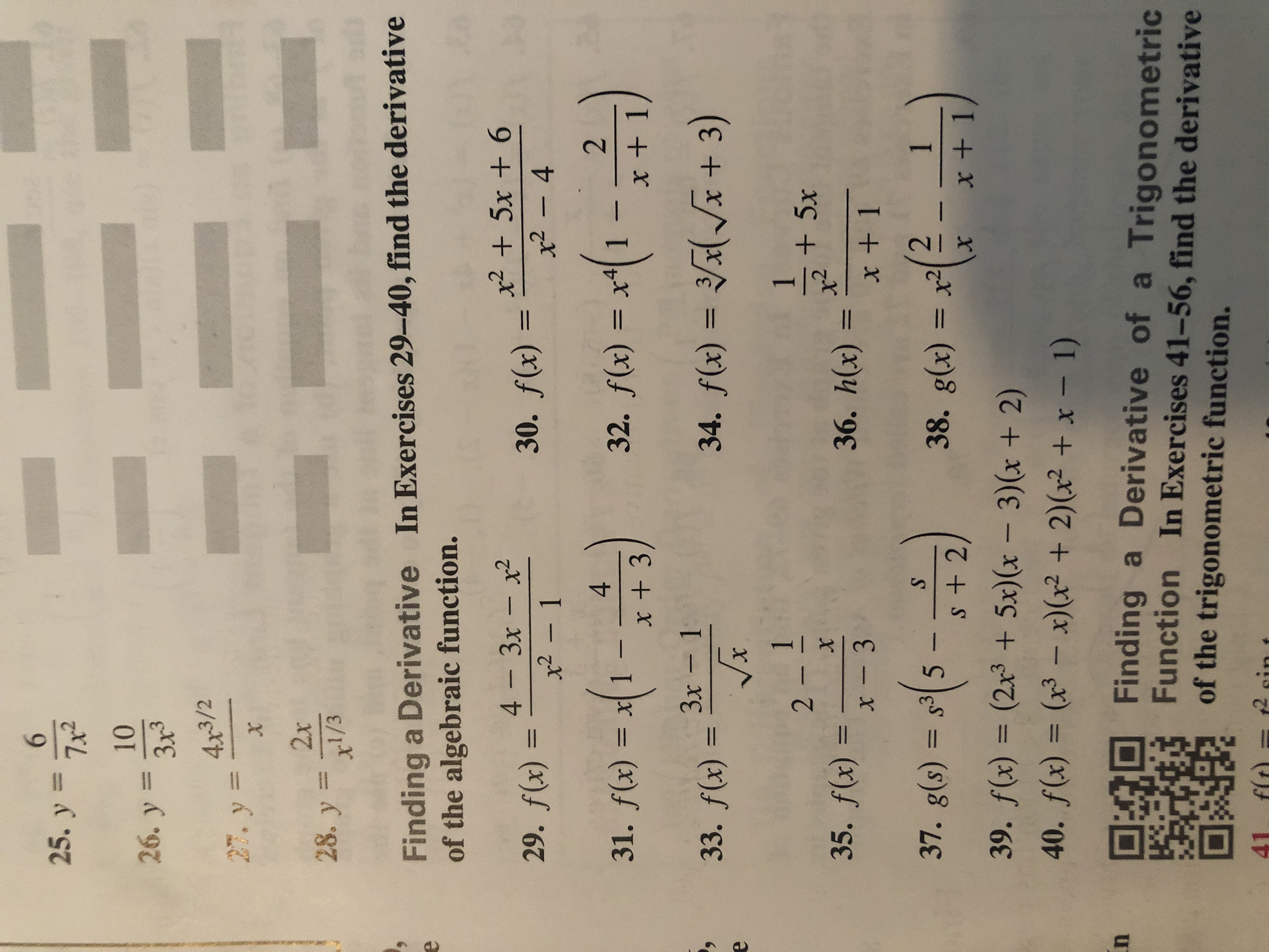 Answered 6 25 Y 7x2 10 26 Y 3r3 4x3 2 27 Y X Bartleby