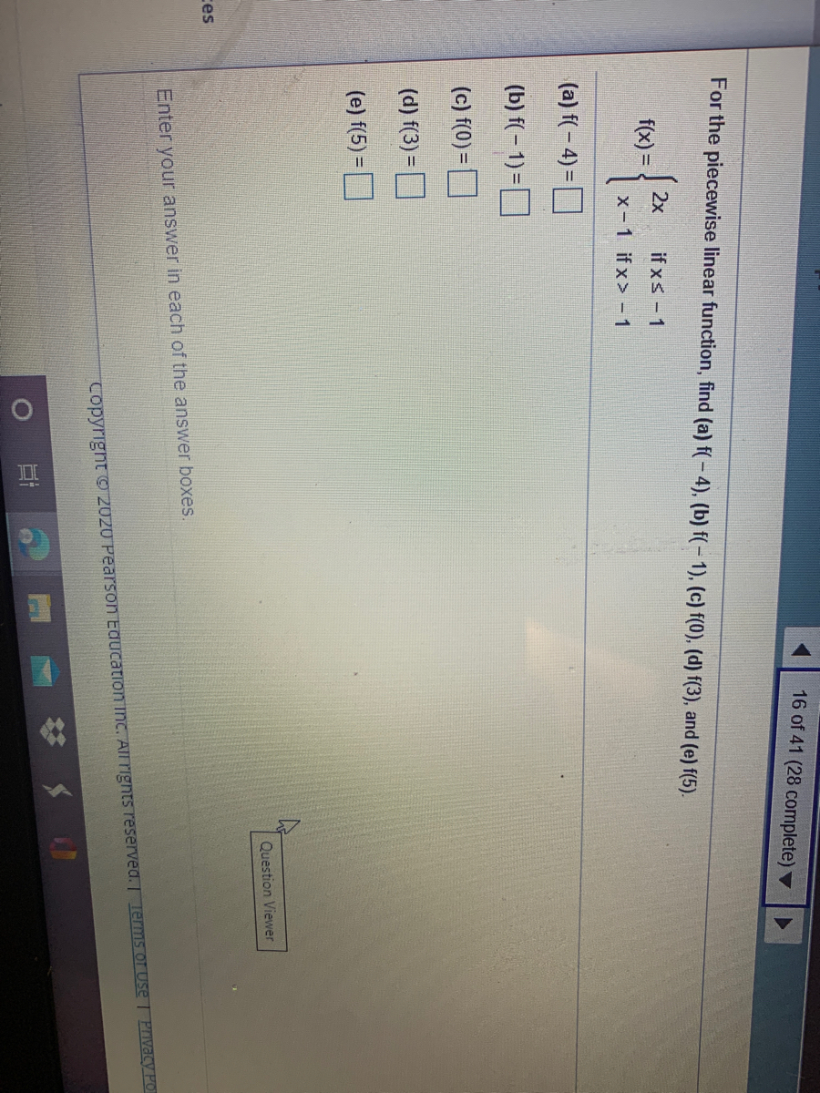 Answered For The Piecewise Linear Function Find Bartleby