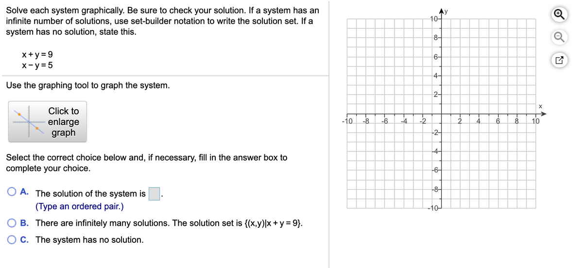 Answered Solve Each System Graphically Be Sure Bartleby