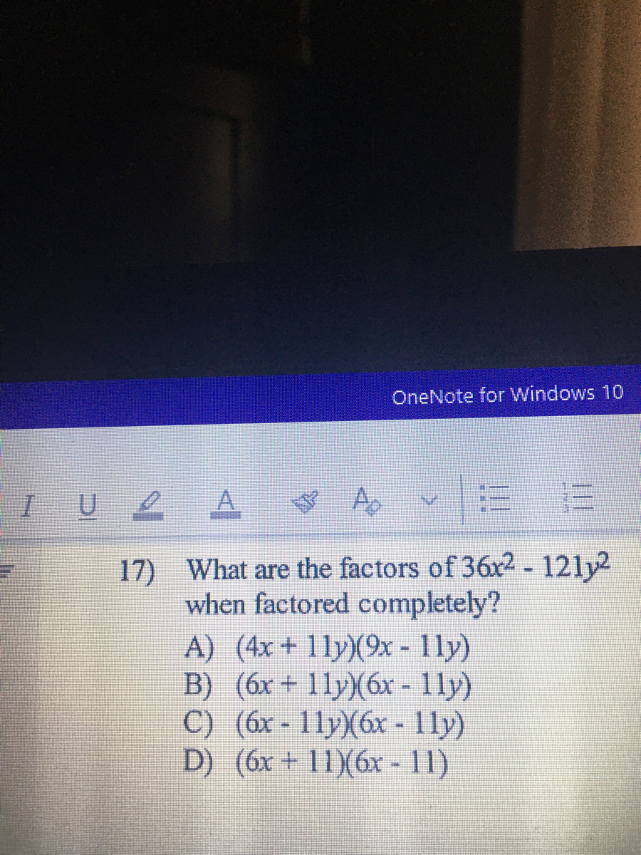 Answered 17 What Are The Factors Of 36x Bartleby