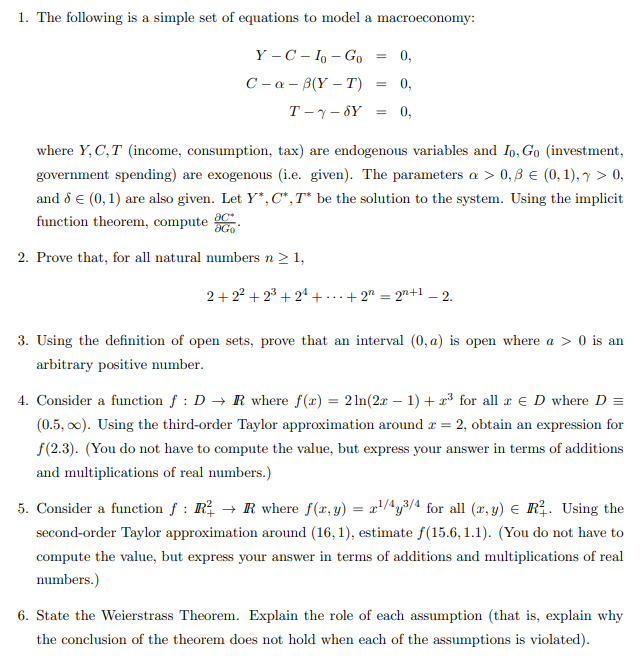 Answered Consider A Function F D R Where Bartleby