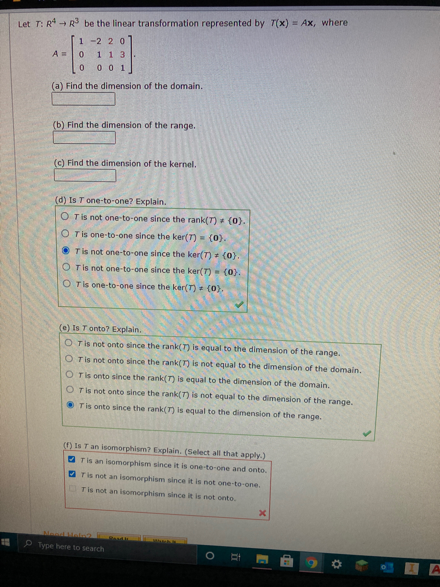 Answered Let T R4 R3 Be The Linear Bartleby