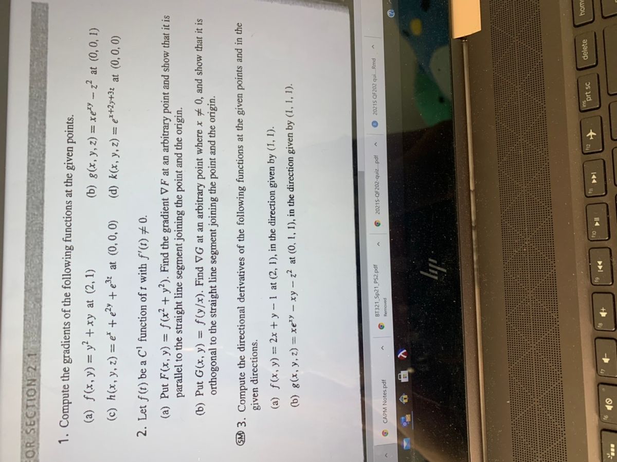 Answered R Section 2 1 1 Compute The Gradients Bartleby