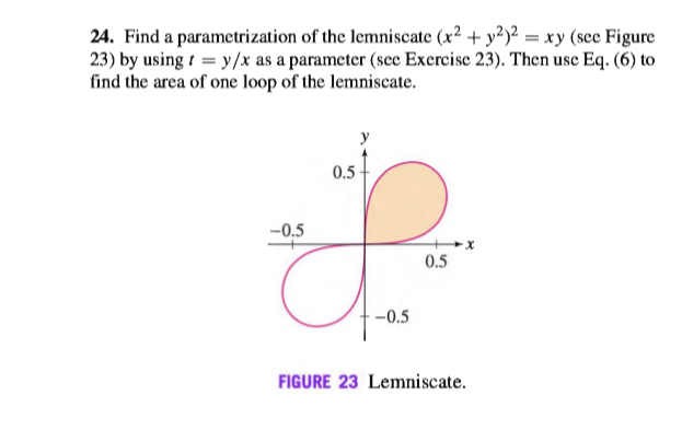Answered 24 Find A Parametrization Of The Bartleby