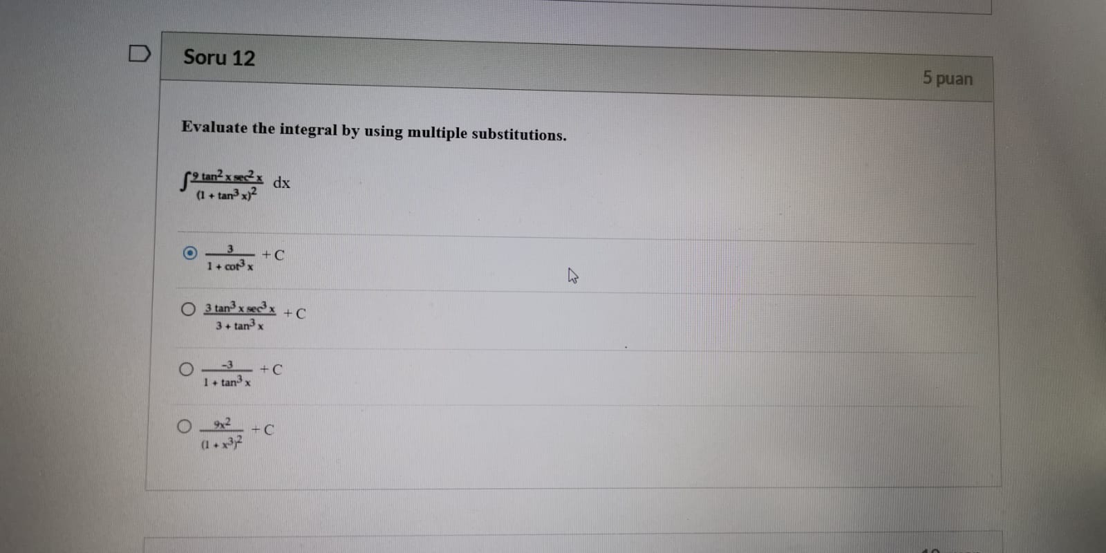 Answered Evaluate The Integral By Using Multiple Bartleby