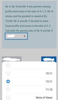 Answered Mr K Mr N And Mr P Are Partners Bartleby