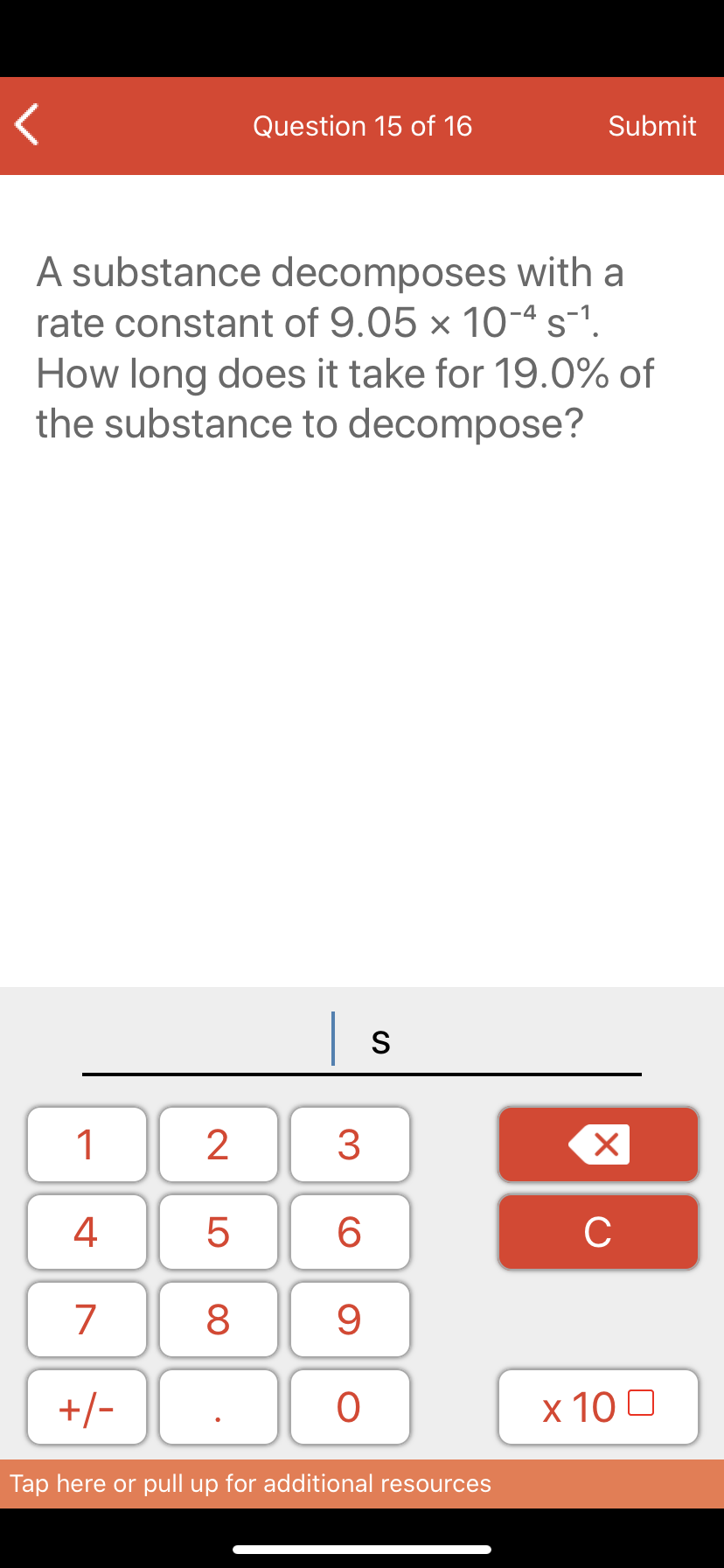 Answered A Substance Decomposes With A Rate Bartleby