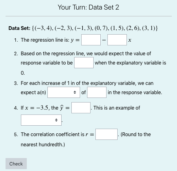Answered Your Turn Data Set 1 Instructions Use Bartleby