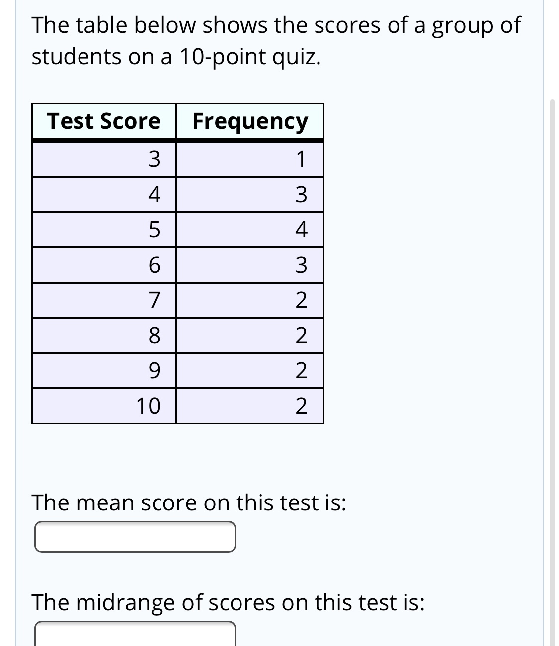 Answered The Mean Score On This Test Is The Bartleby